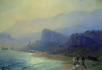 Ivan Aivazovsky pushkin y raevskaya en gurzuf Seascape Pinturas al óleo